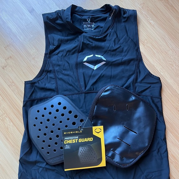 Evoshield NOCSAE Protective Chest Guard - Adult M - Picture 4 of 6